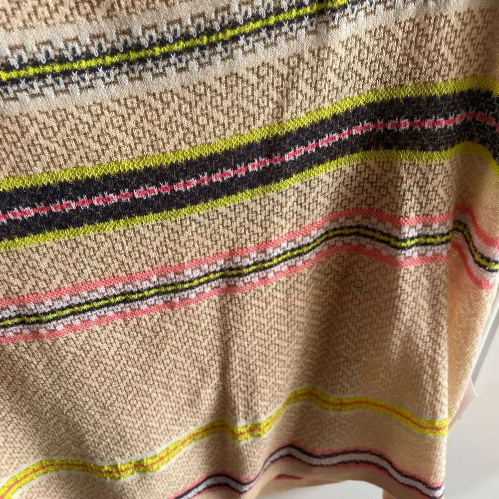 Gap Kids XXL Fits Like Adult Sizes Striped Summer Top Striped Poncho Sweater - Picture 4 of 6